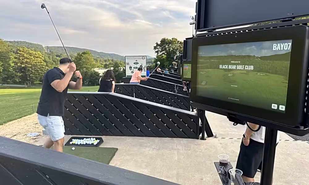 Black Bear trackman range. 
