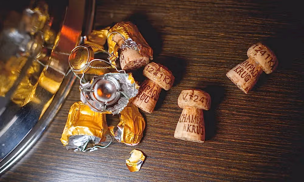 Wine corks.