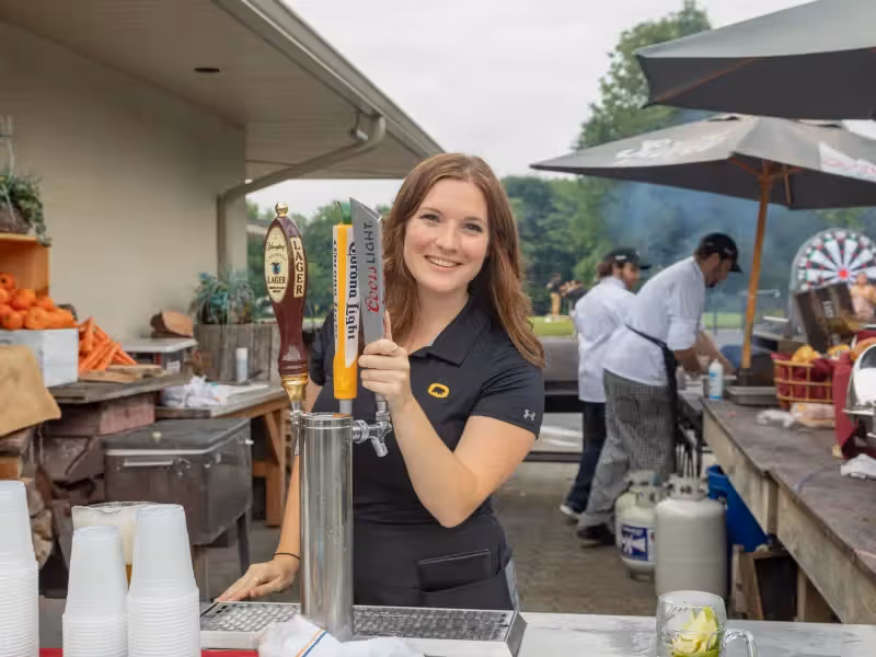 Bartender at Black Bear Bourbon & BBQ